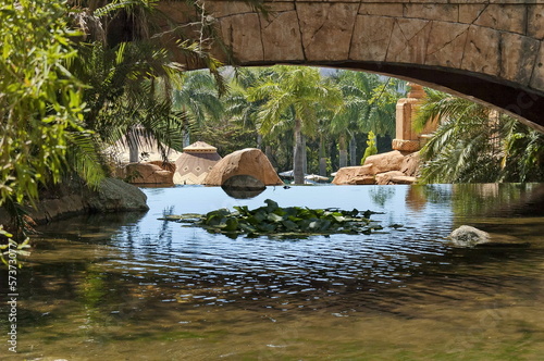 Fragment of Palace hotel in Sun City, South Africa