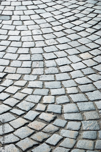 Block pavement of ancient street.