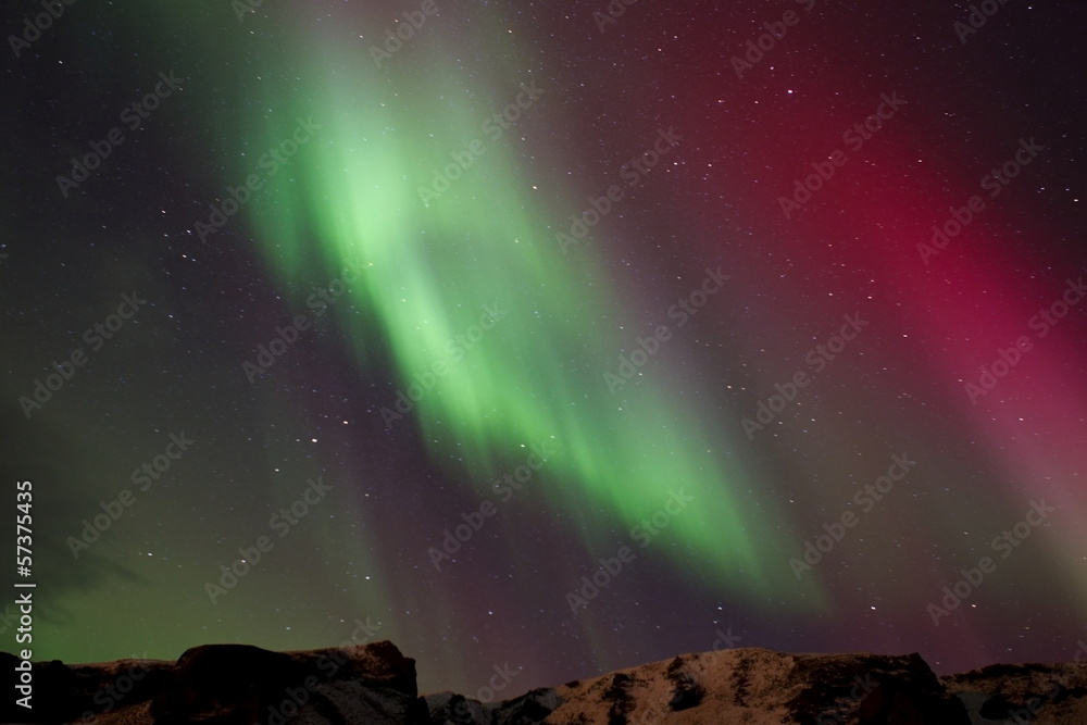 .Northern lights in Iceland..................