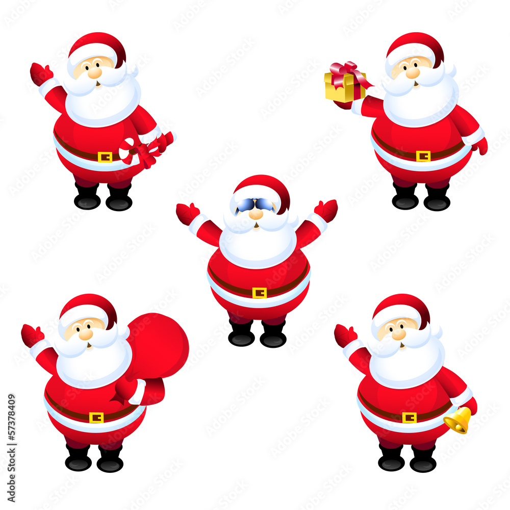 Obraz premium Santa Claus Set