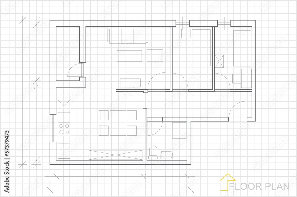 Architectural Blueprint Background