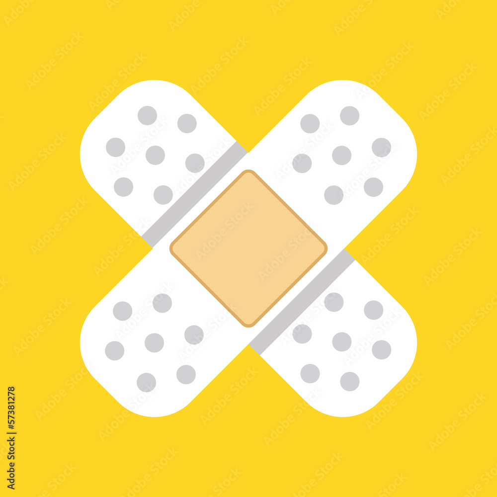 Vector Plaster Icon Vector Plaster Icon