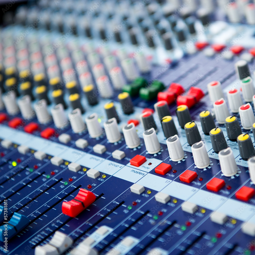 Obraz premium sound mixer control
