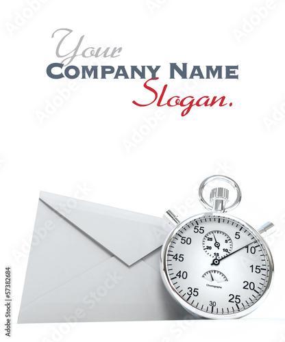 Envelope and chronometer