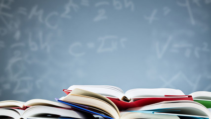Open Textbooks with a Background of Formulas