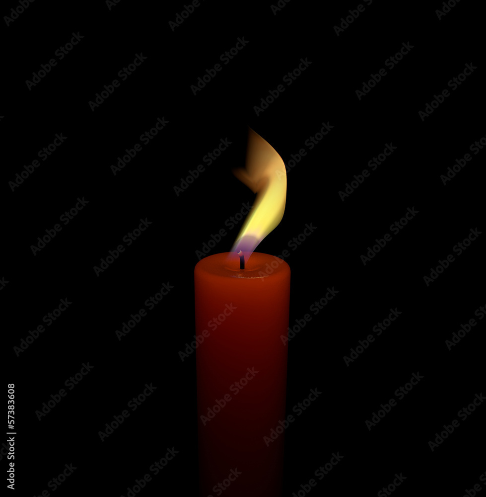 Candela fiamma luce cera stoppino Candela fiamma luce cera stoppino