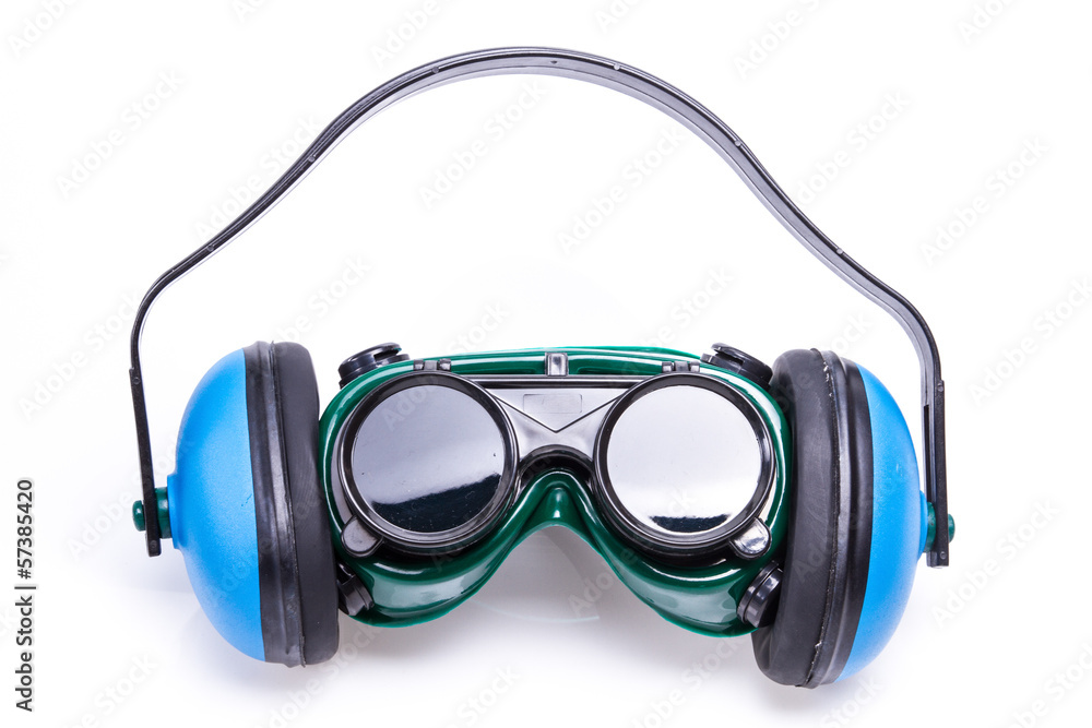 Safety Gear ear defenders and goggles Safety Gear ear defenders and goggles