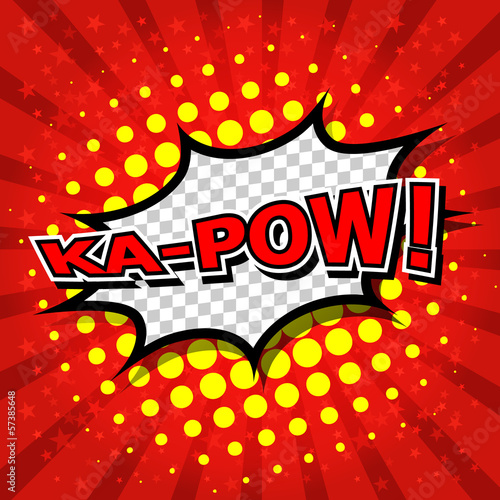Ka-Pow! Comic Speech Bubble, Cartoon