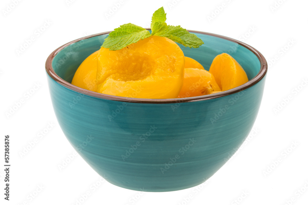 Marinated peaches Marinated peaches