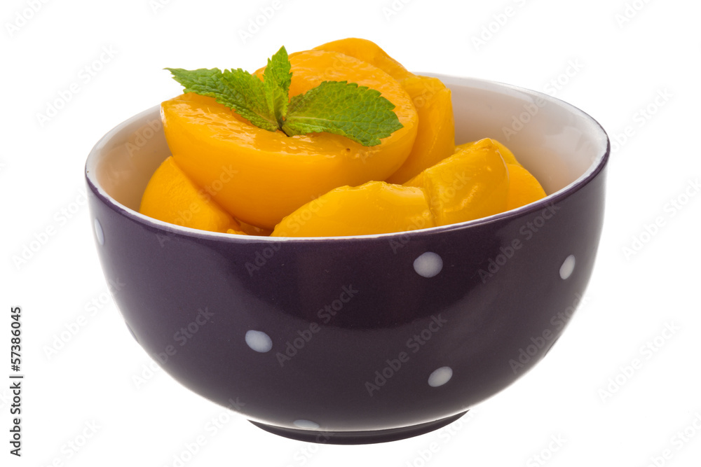 Marinated peaches Marinated peaches
