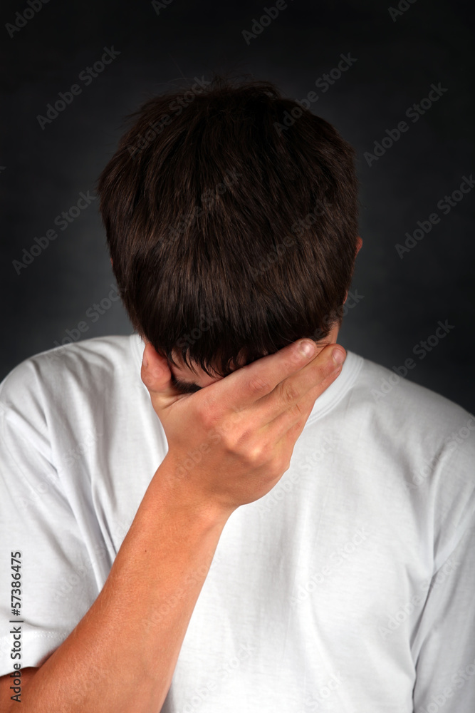 Sad Young Man Sad Young Man