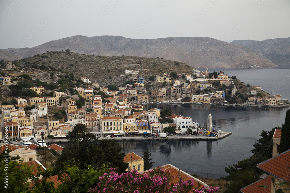 Obraz premium Острова Греции. Утро на Сими