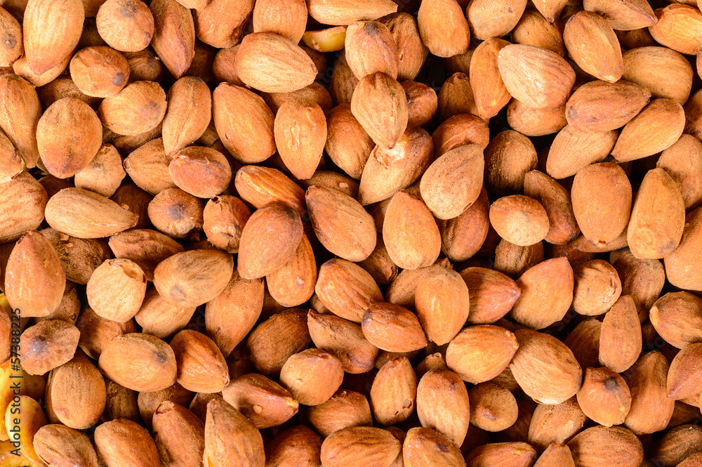Obraz premium Smoked almonds