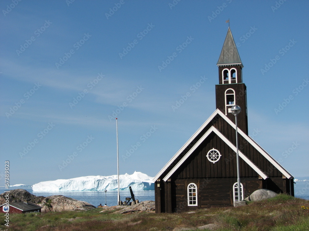 Zions Kirke  Jakobshavn (The Zion Church in Ilulissat)