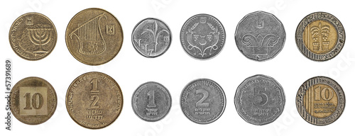 Israeli new shekel coins