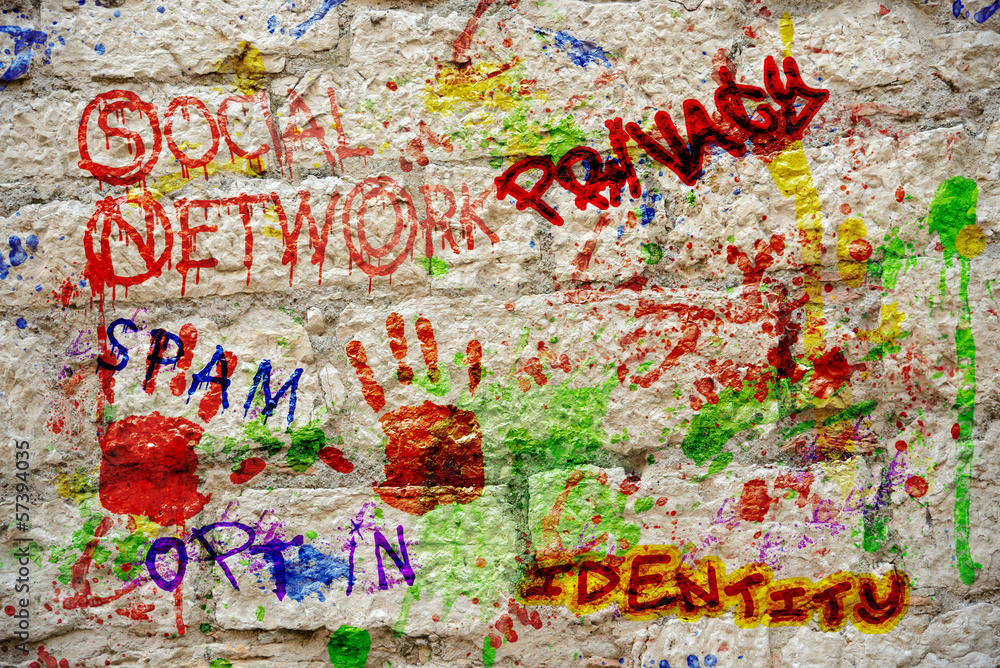 Fototapeta premium social network