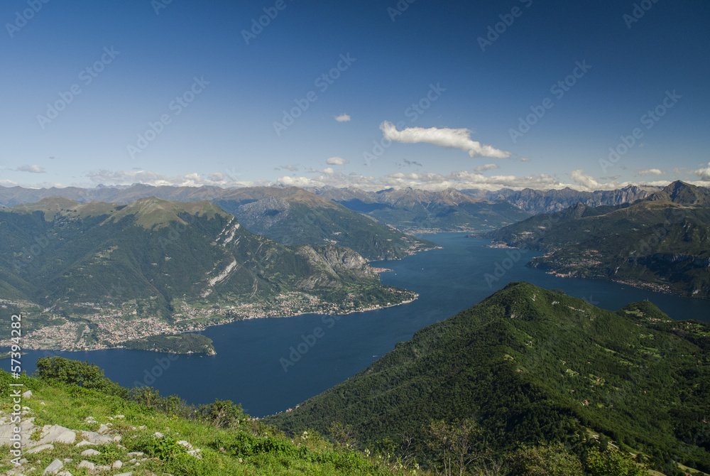 Panorama of Como Lake