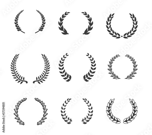Design element - Laurels and Wreaths