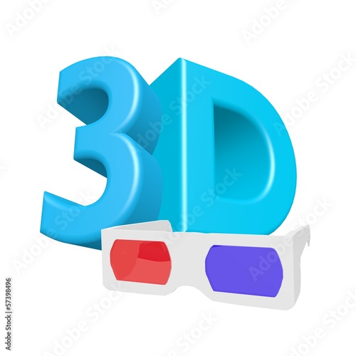 3D glasses cinema
