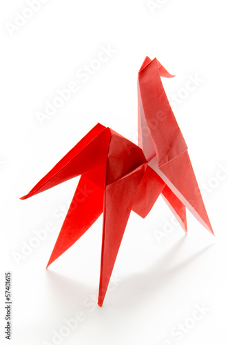 折り紙の2014年年賀状