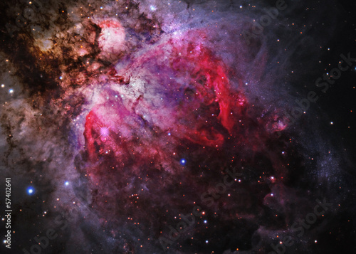 Fototapeta Naklejka Na Ścianę i Meble -  Star field in  deep space many light years far from the Earth
