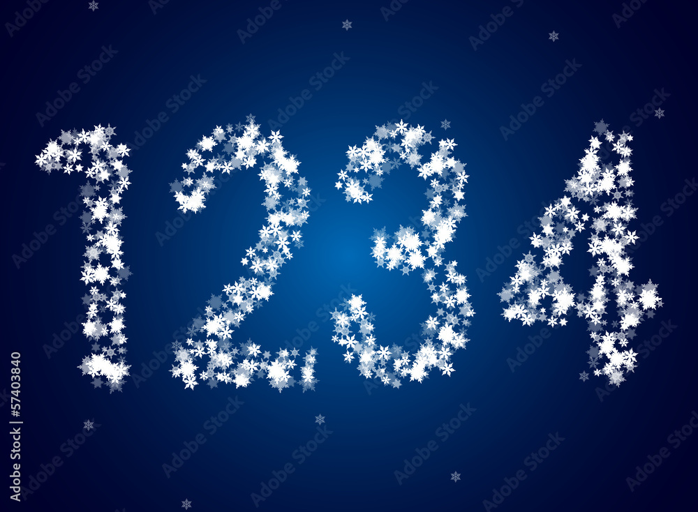 Snow letters Snow letters