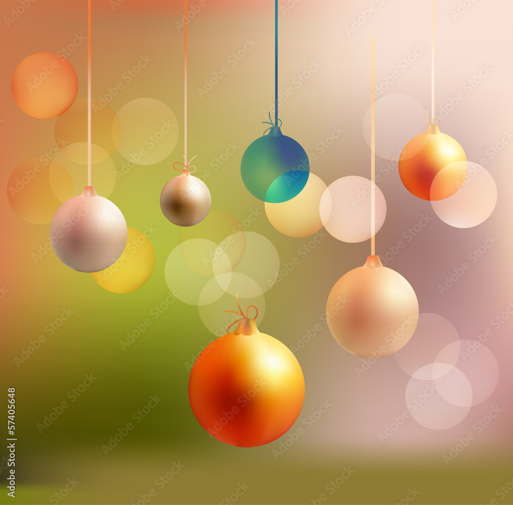light Christmas background with light ball light Christmas background with light ball