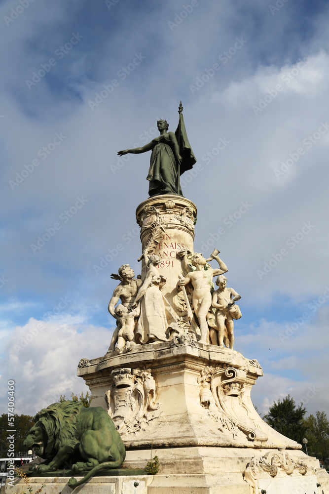 The Monument du Comtat in Avignon, France