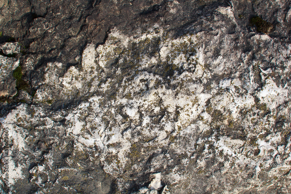 surface texture black and gray rock 