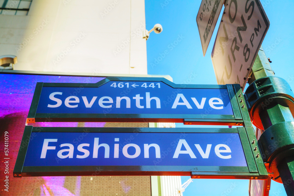 Seventh avenue sign