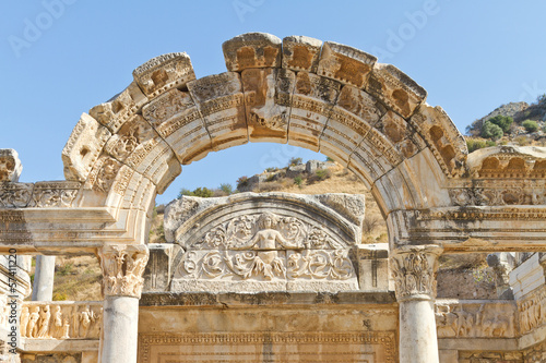 Tablou canvas Temple of Hadrian in Ephesus, Turkey
