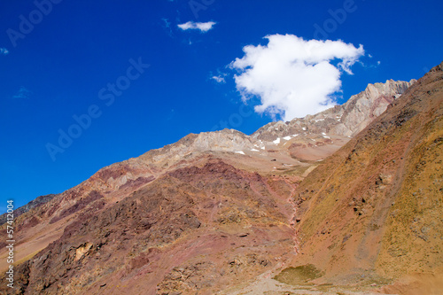 Cajon del Maipo canyon and Embalse El Yeso, Andes, Chile