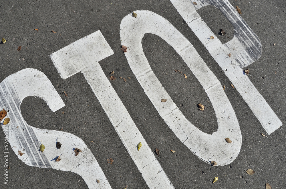 Fototapeta premium traffic sign stop