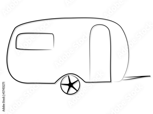 Wohnwagen Tribal Anhänger