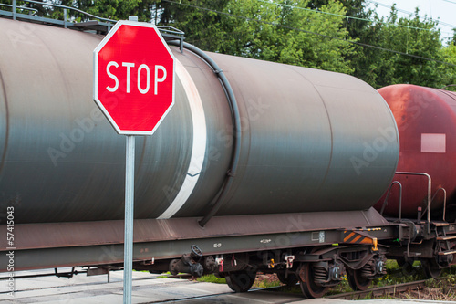 Grey goods wagon photo