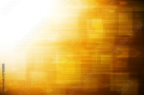 Abstract yellow technical background.