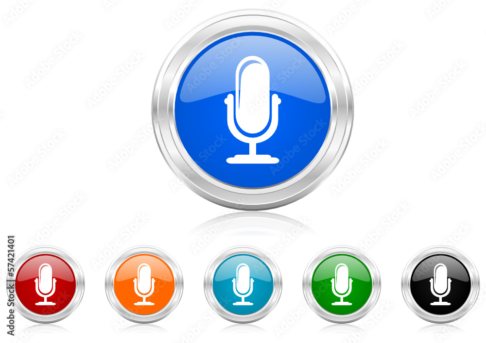 microphone icon vector set microphone icon vector set