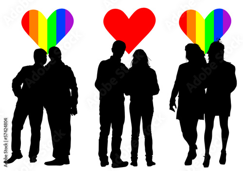 Lovers hearts