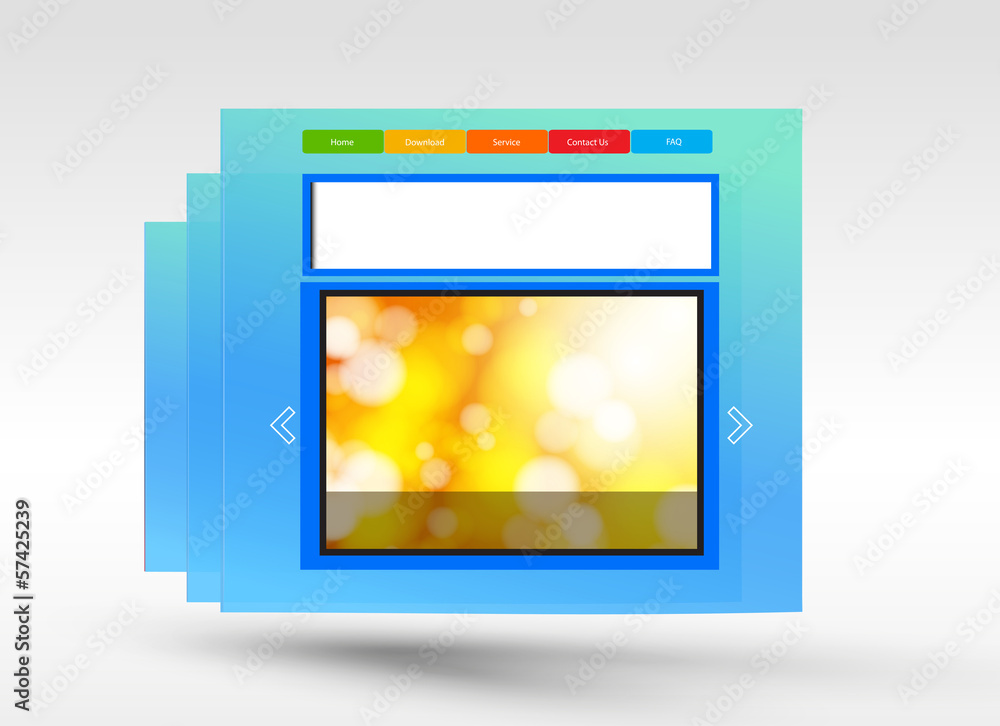 Fototapeta premium Web design concept