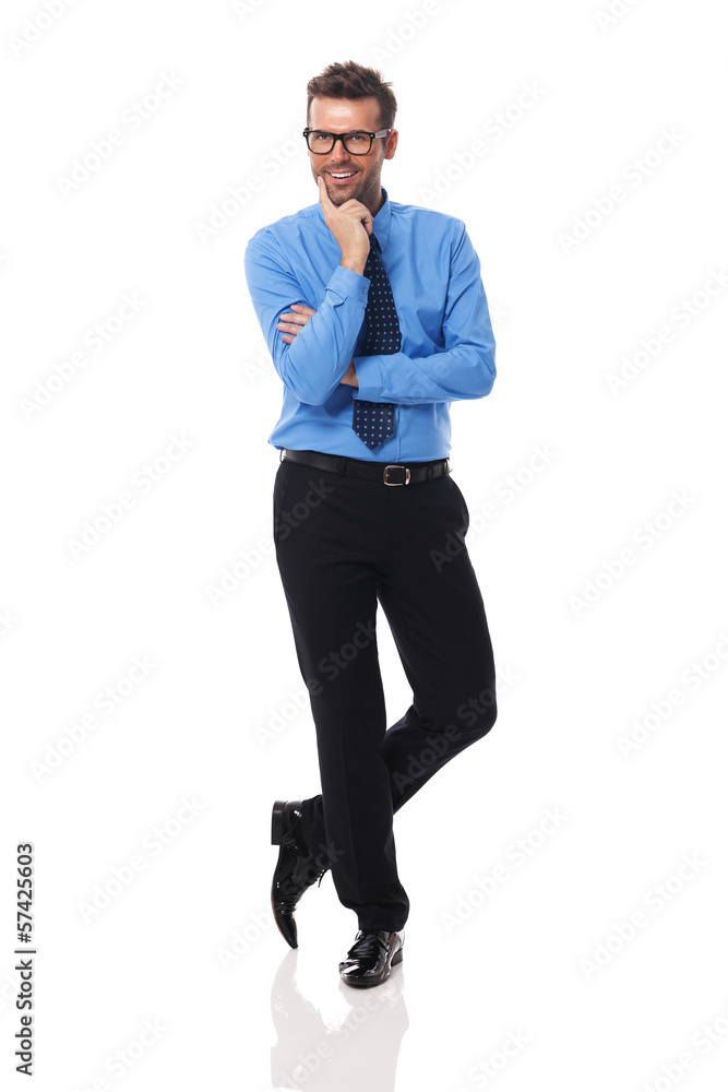 Portrait of smiling businessman