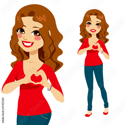 Woman Love Sign