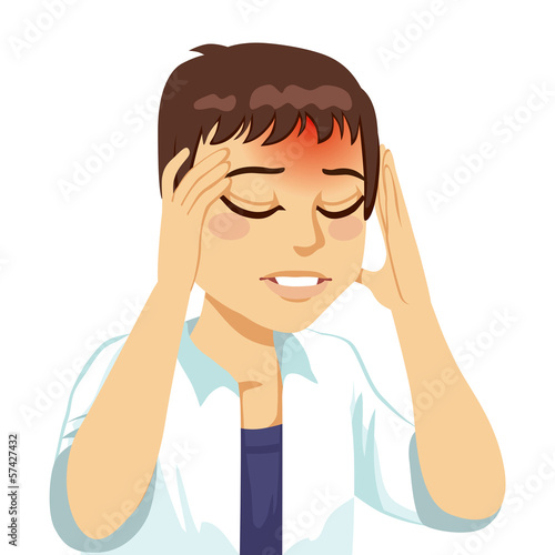 Man Having Headache