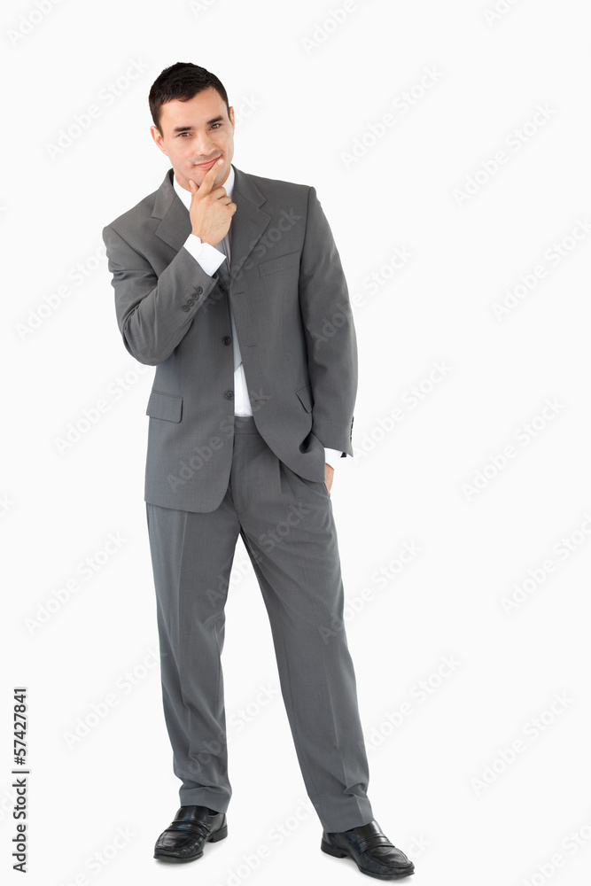 Businessman having an idea Businessman having an idea