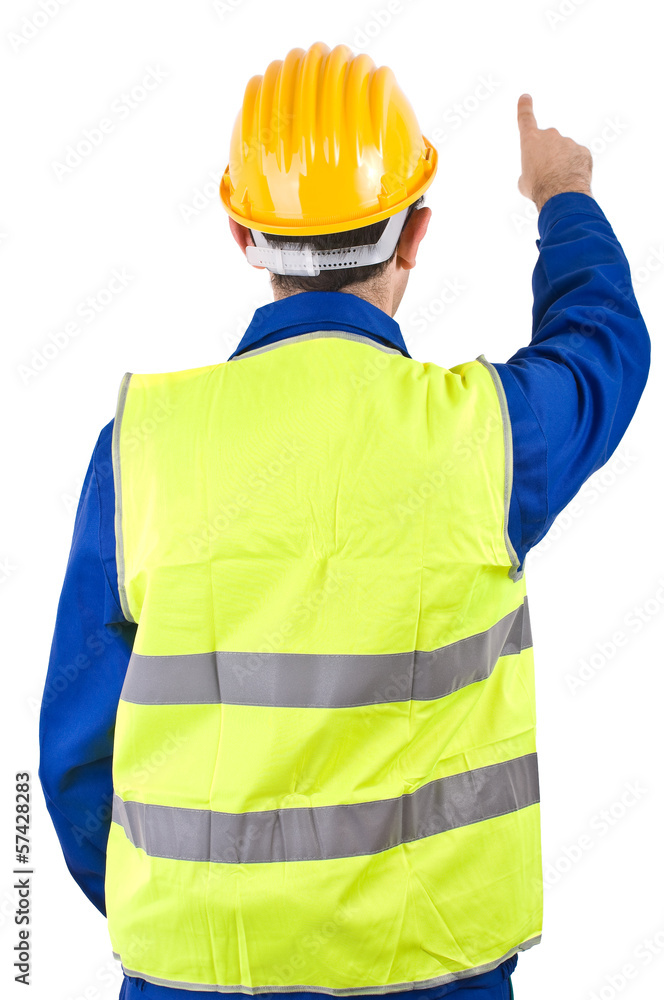Blue collar worker. Blue collar worker.