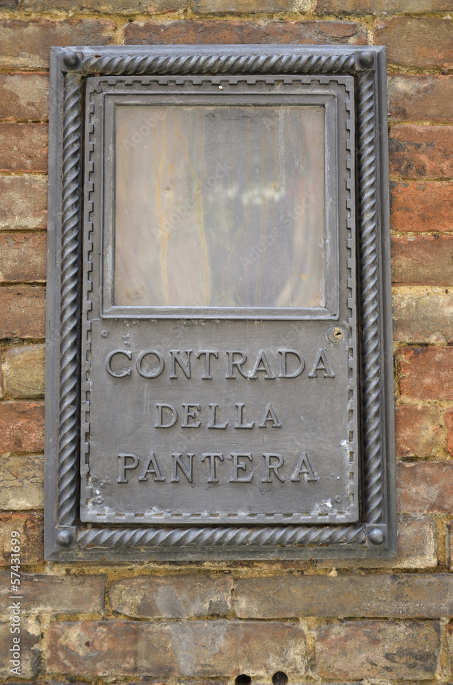 Contrada della Pantera, Siena