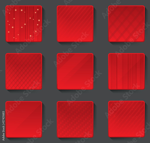 Christmas button templates for app icons.