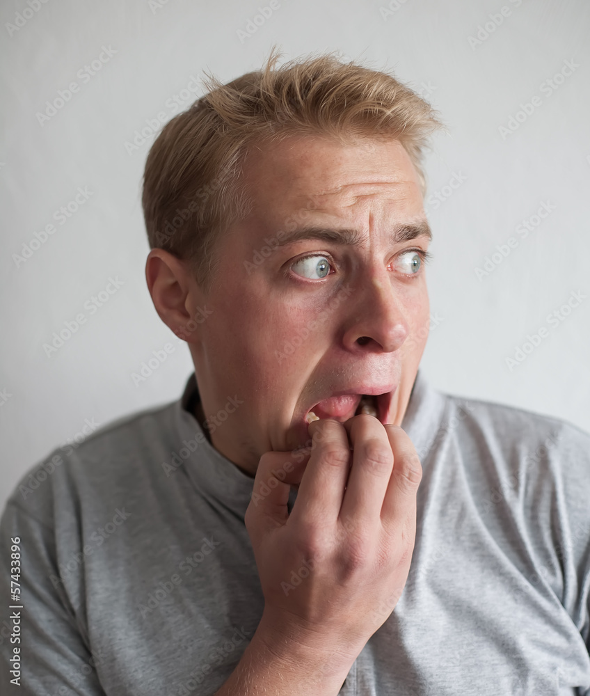 man scared man scared