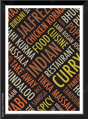 indian colourful a4 background picture frame