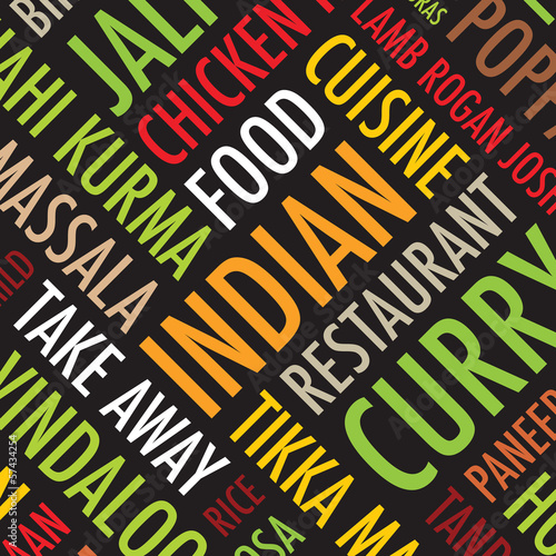 indian colourful square background