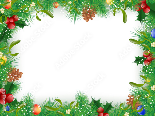 Christmas and New Year Frame